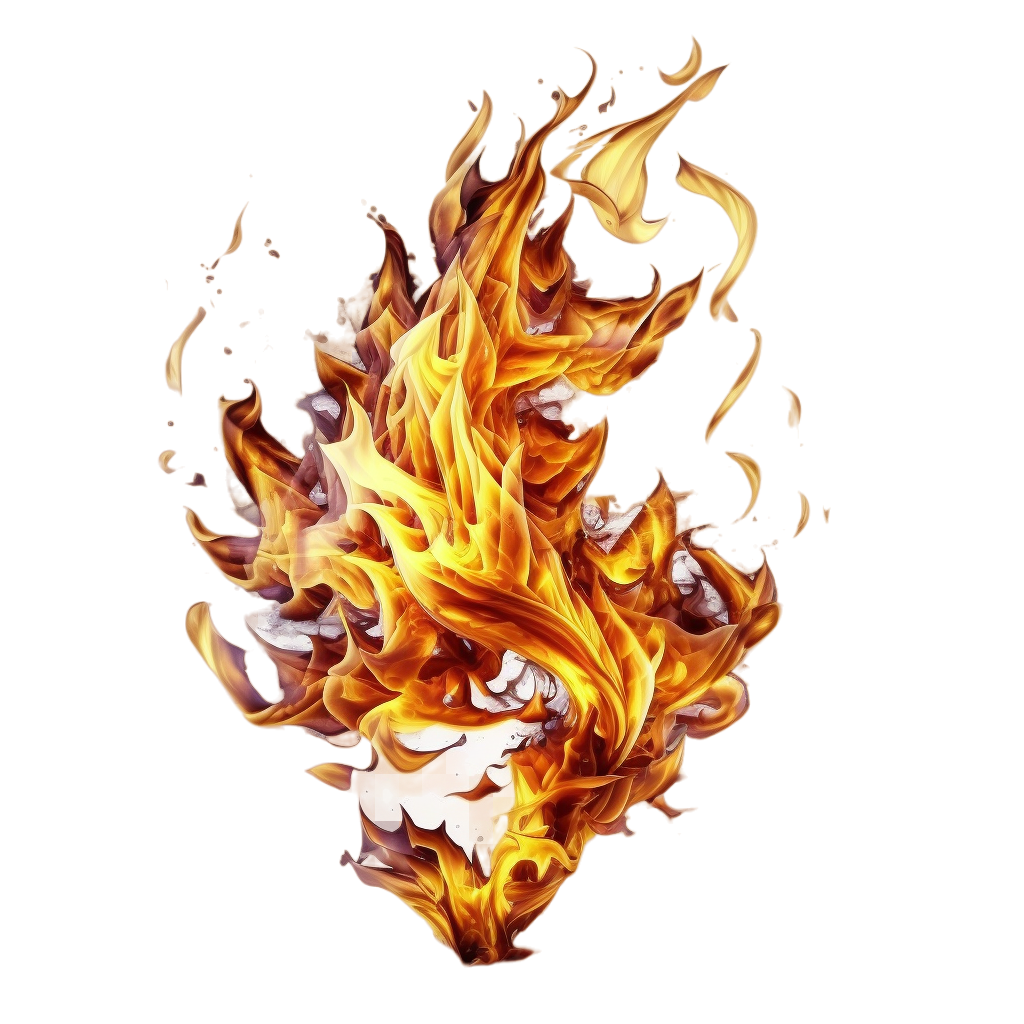 Fire png - Rose png