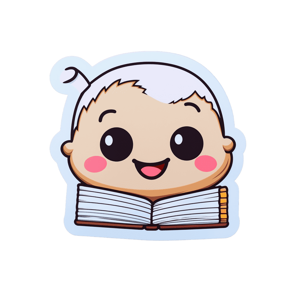 Book sticker png - Rose png