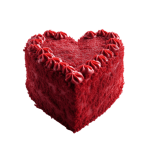 Heart shape cake png - Rose png