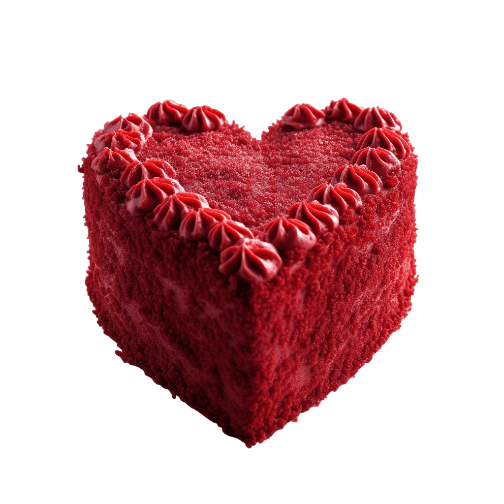 Heart shape cake png - Rose png