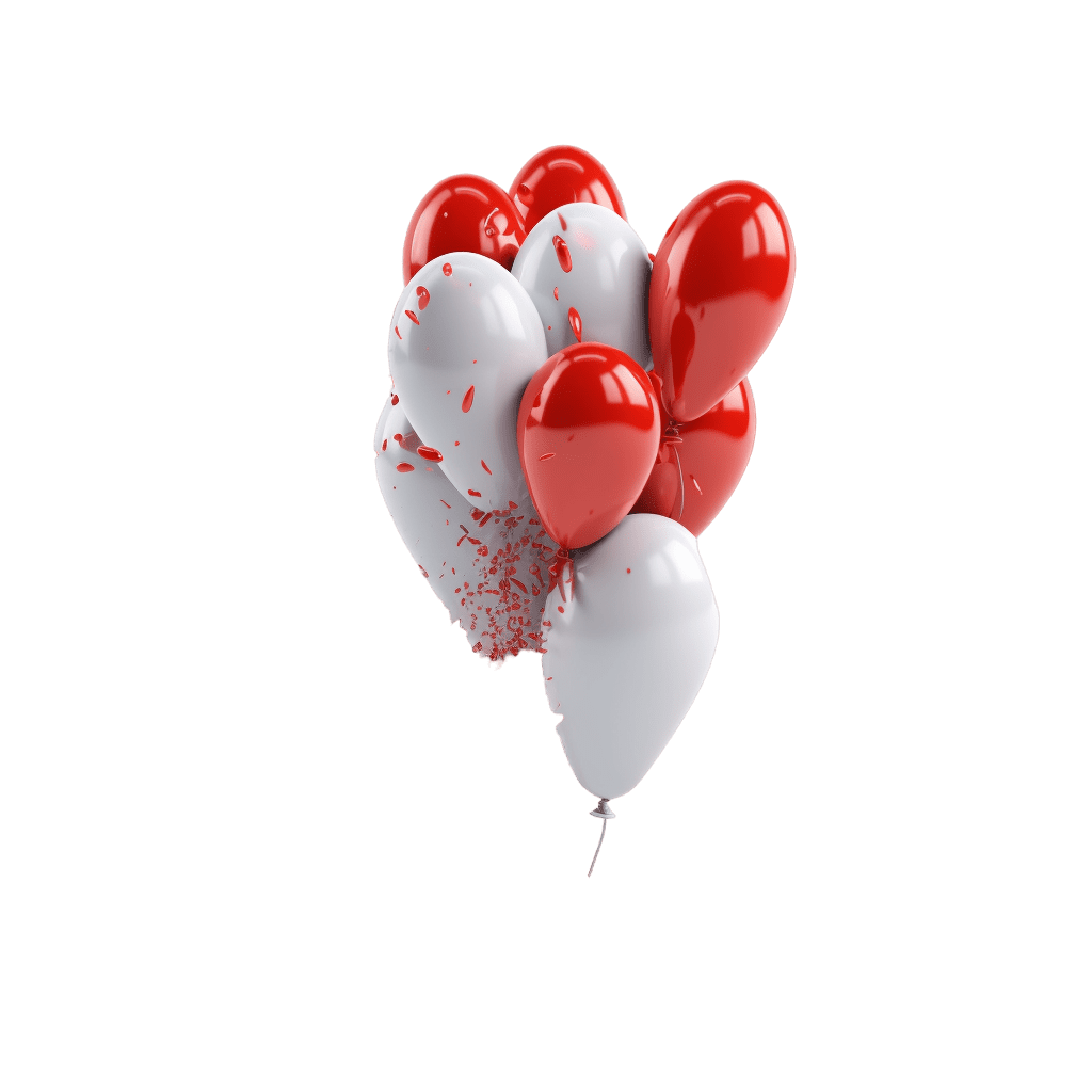 Balloons png - Rose png