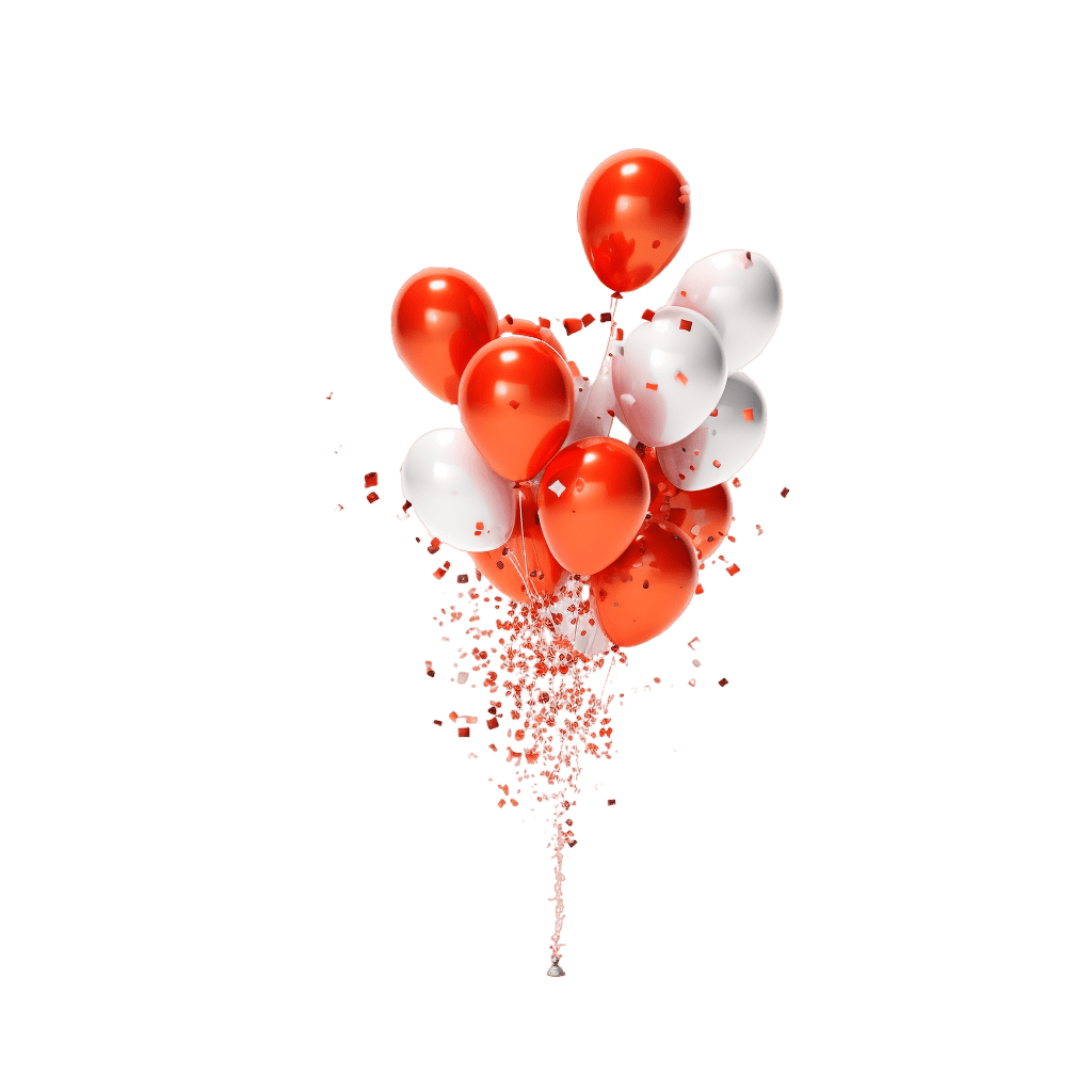 Balloons png - Rose png