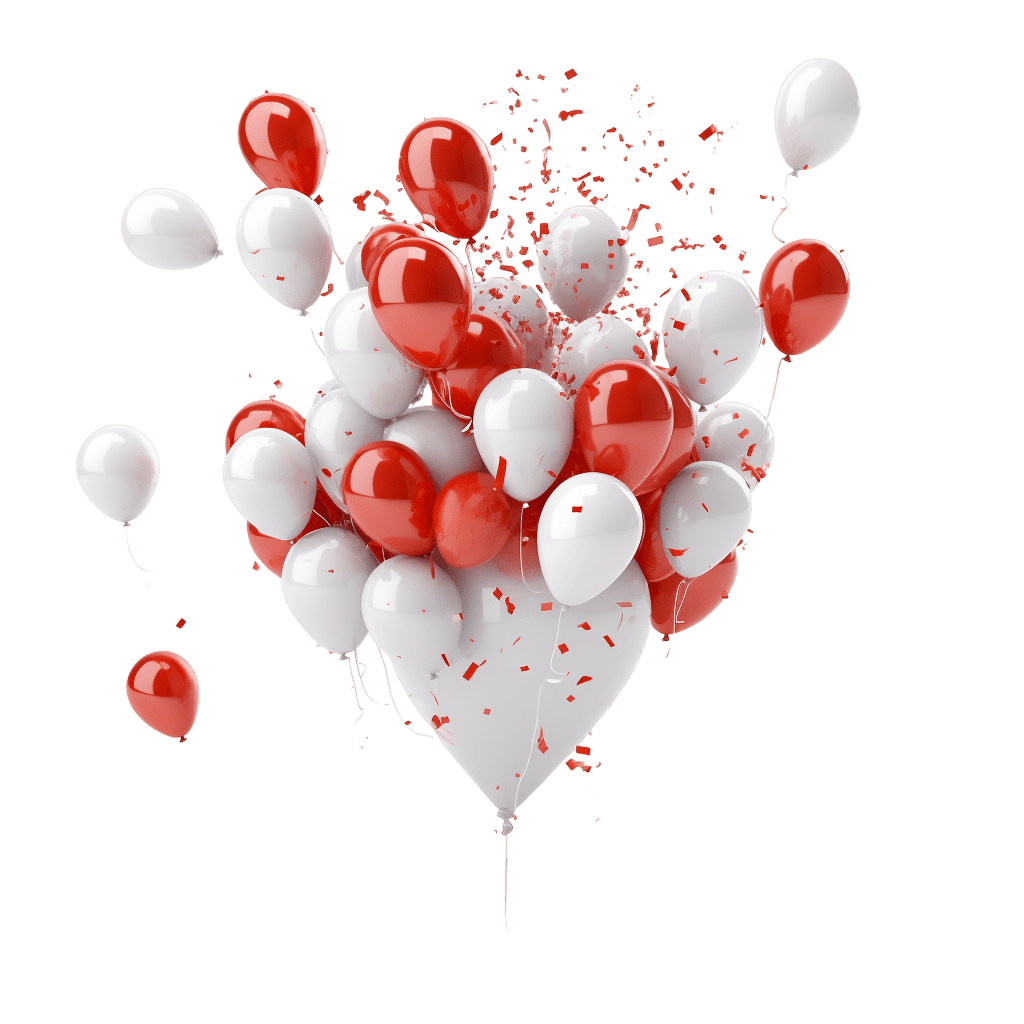 Balloons png - Rose png