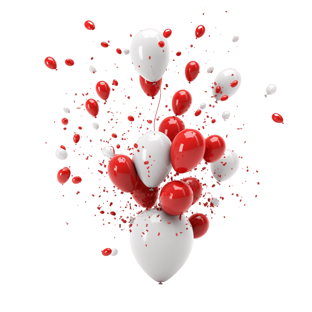 Balloons png - Rose png