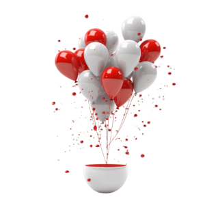 Balloons png - Rose png