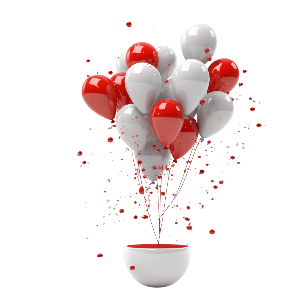 Balloons png - Rose png
