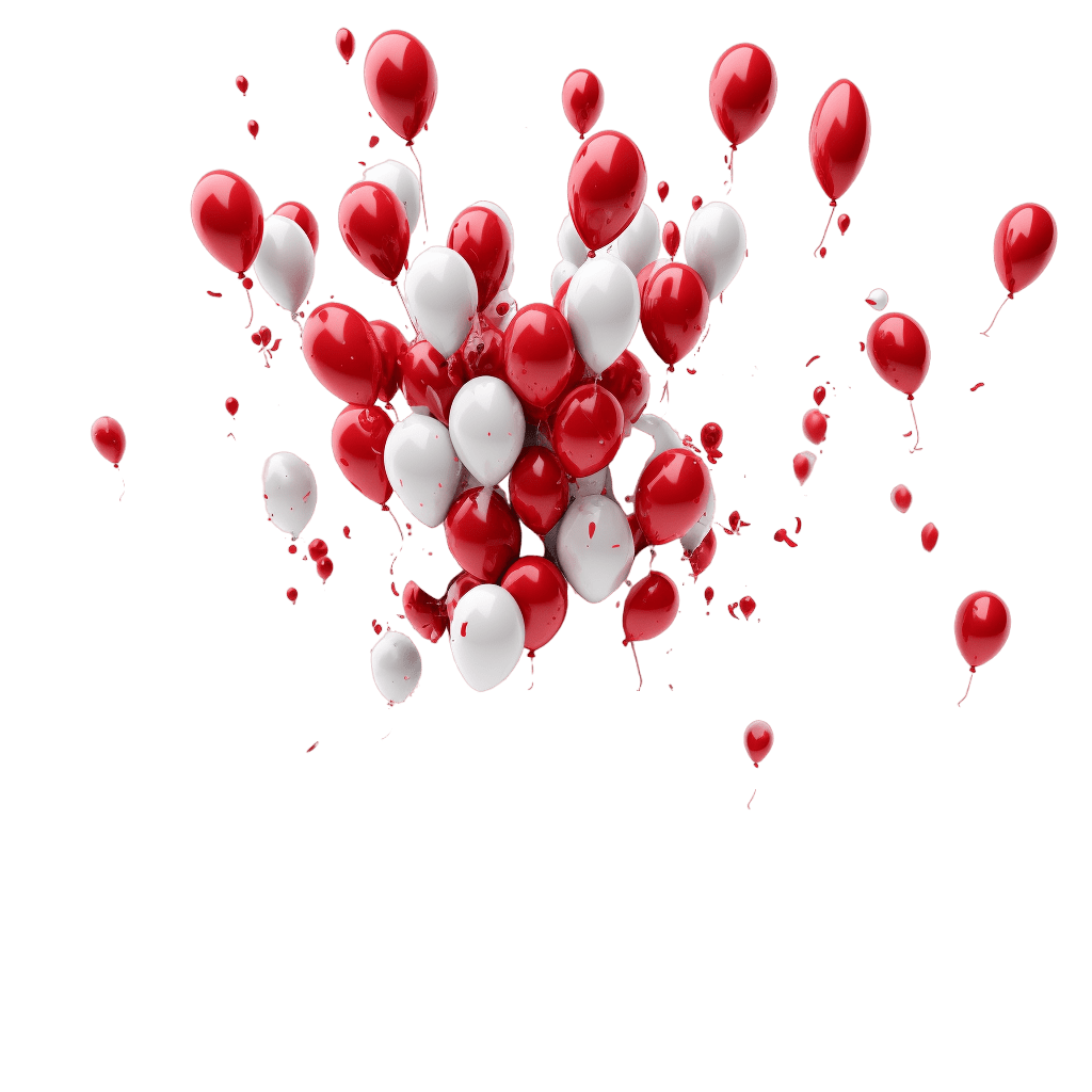 Balloons png - Rose png