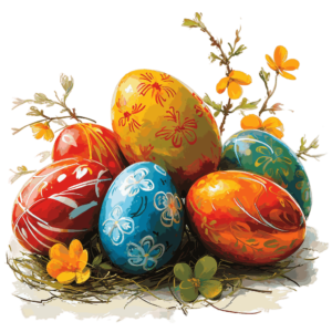easter egg png - Rose png