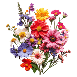 flower bouquet png - Rose png