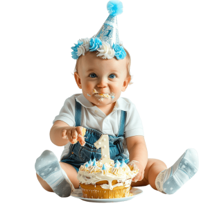1st birthday png - Rose png