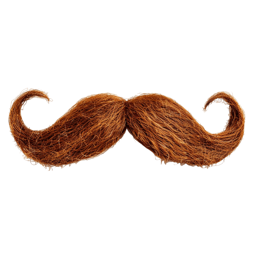 french mustache - Rose png