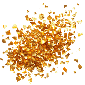 gold glitter png - Rose png