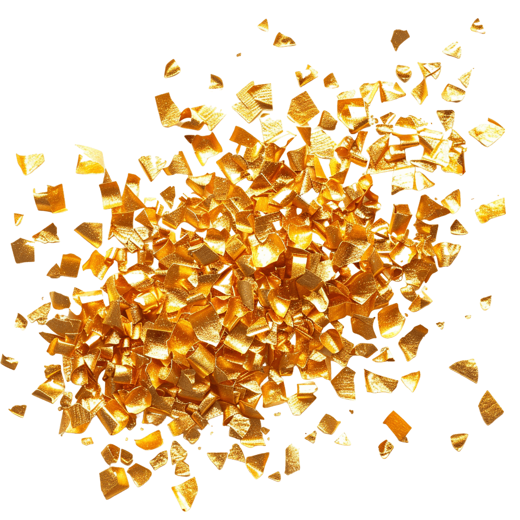 gold glitter png - Rose png