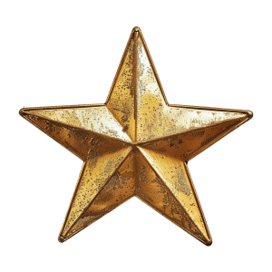 gold star png - Rose png