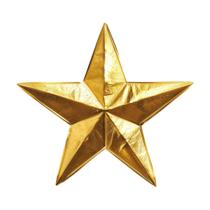 gold star png - Rose png