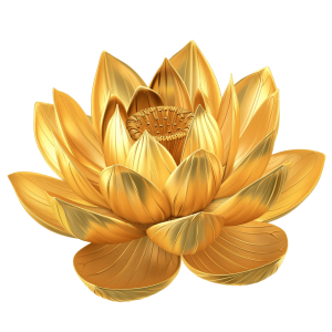 golden lotus png - Rose png