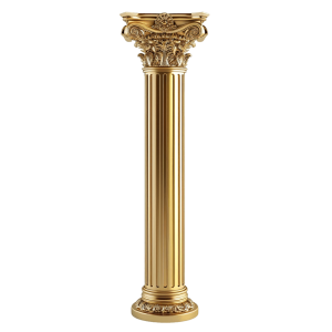 golden pillar png - Rose png