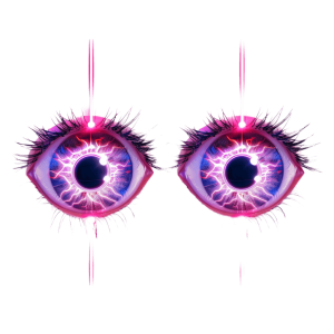 laser eyes png - Rose png