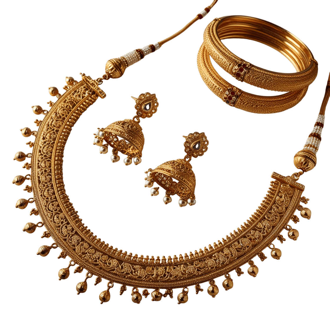 gold jewellery png - Rose png