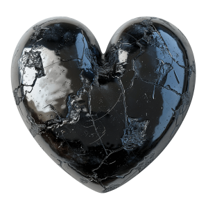 black heart png - Rose png