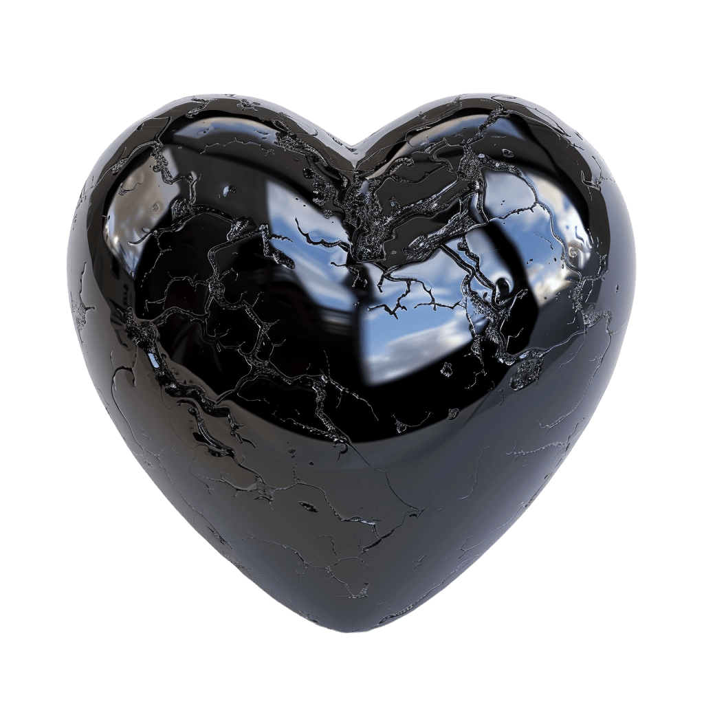 black heart png - Rose png