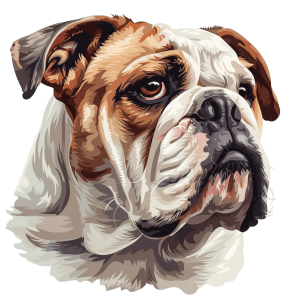 bulldog png - Rose png