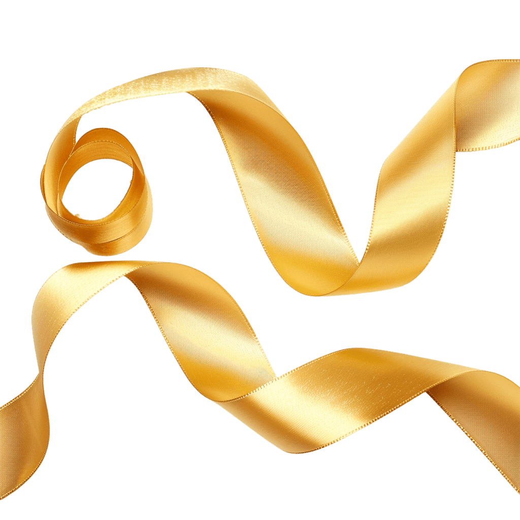 gold ribbon png - Rose png