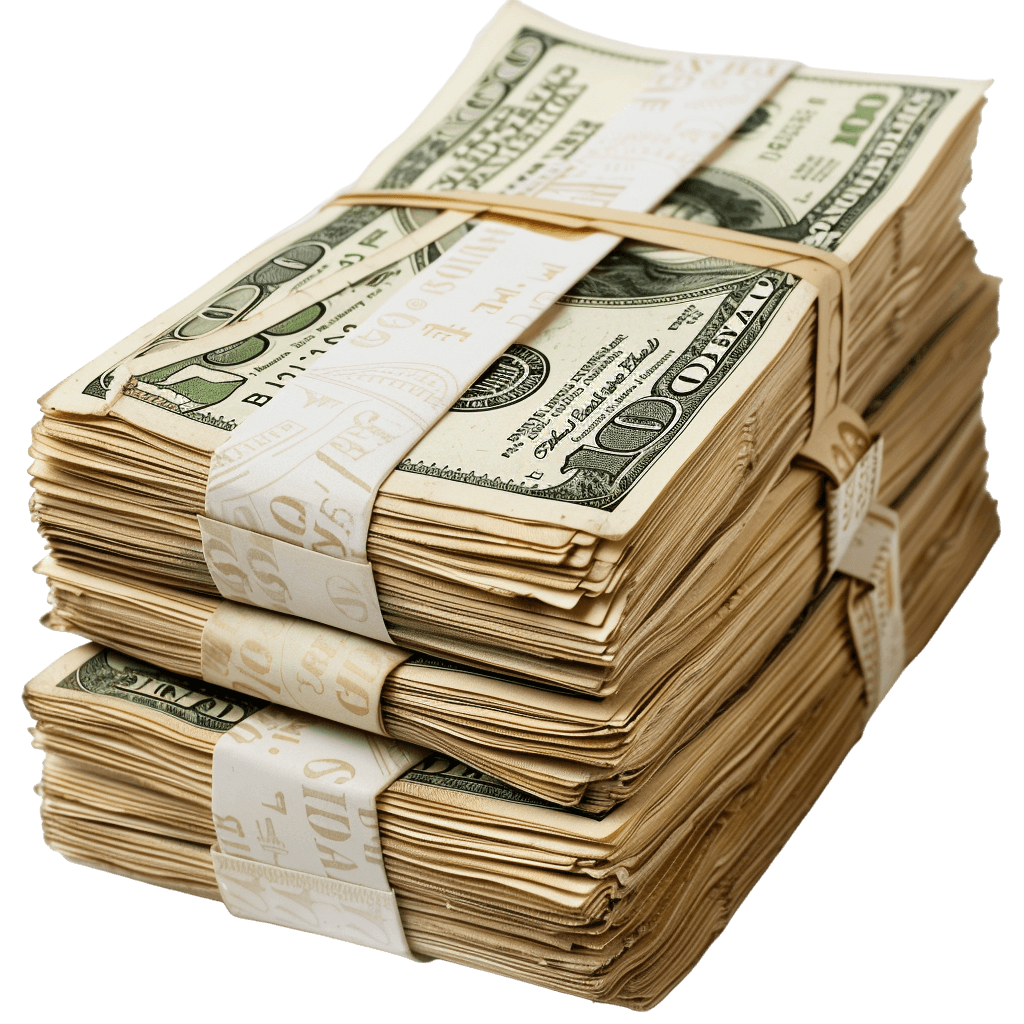 stack of money png - Rose png