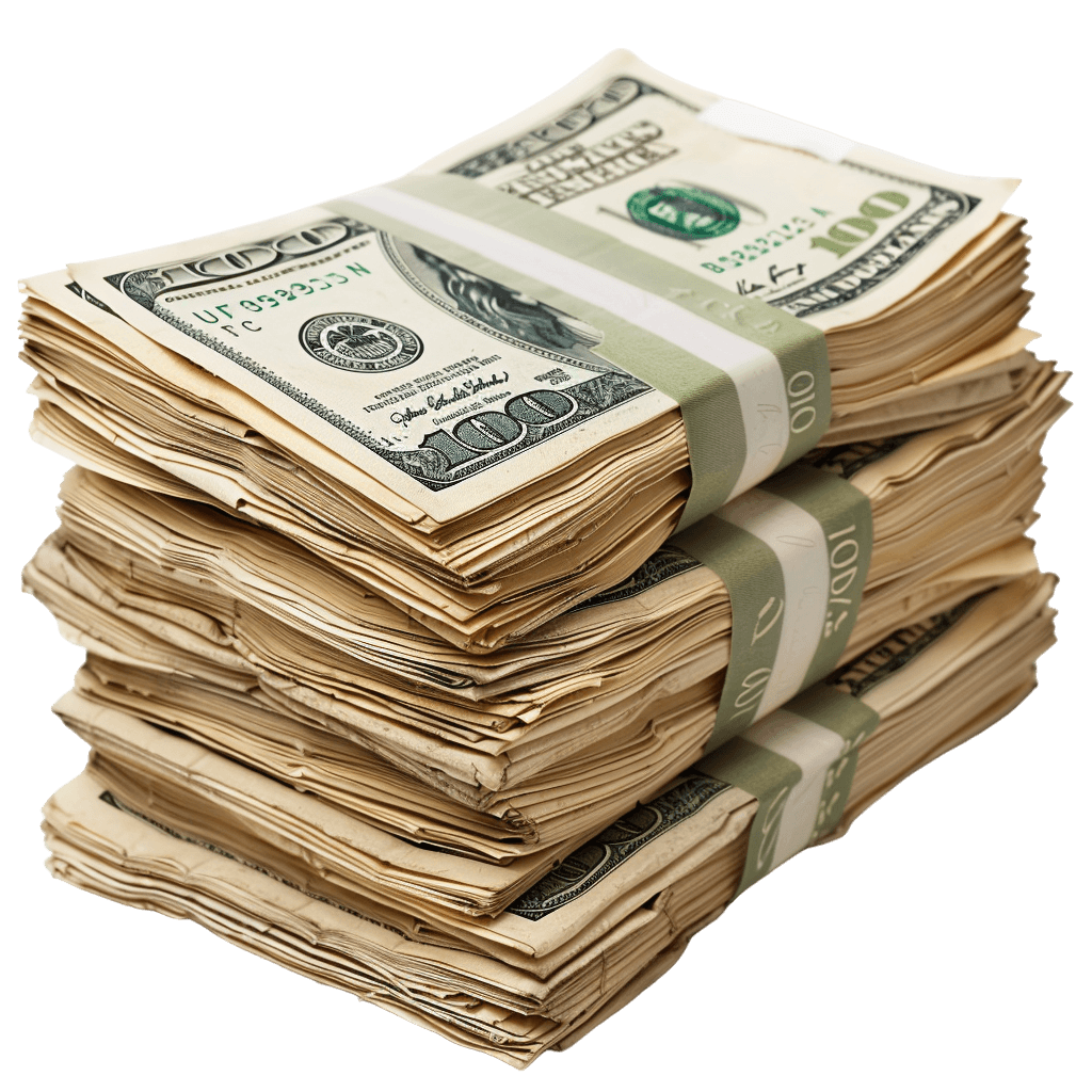 stack of money png - Rose png