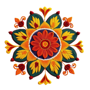 rangoli png - Rose png