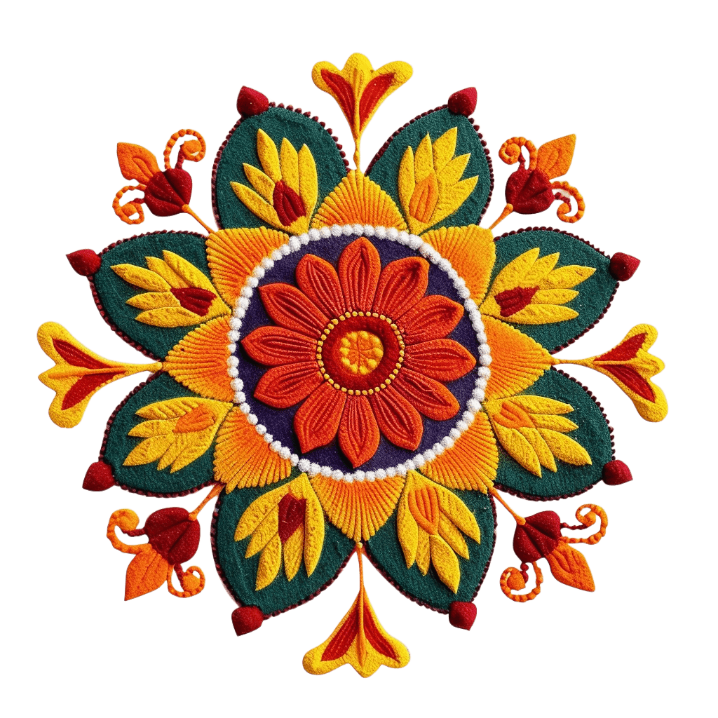 rangoli png - Rose png