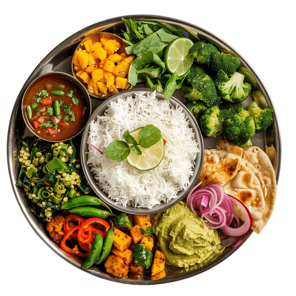 Veg Thali Png Free Download - Rose Png