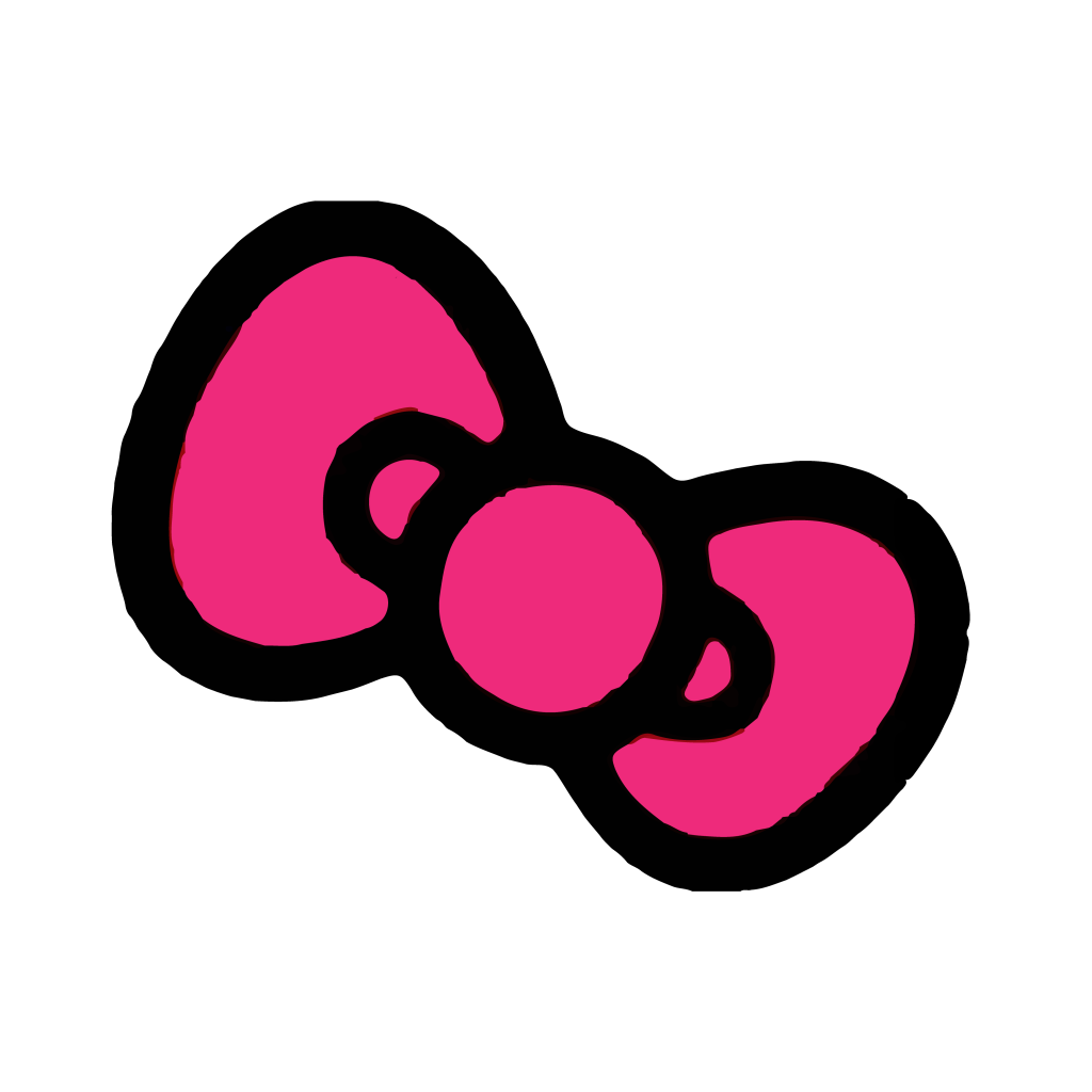 hello kitty bow png, pink black png, bow png, kitty png, child bow png, element png, heart png 7 hello kitty bow png - Rose png