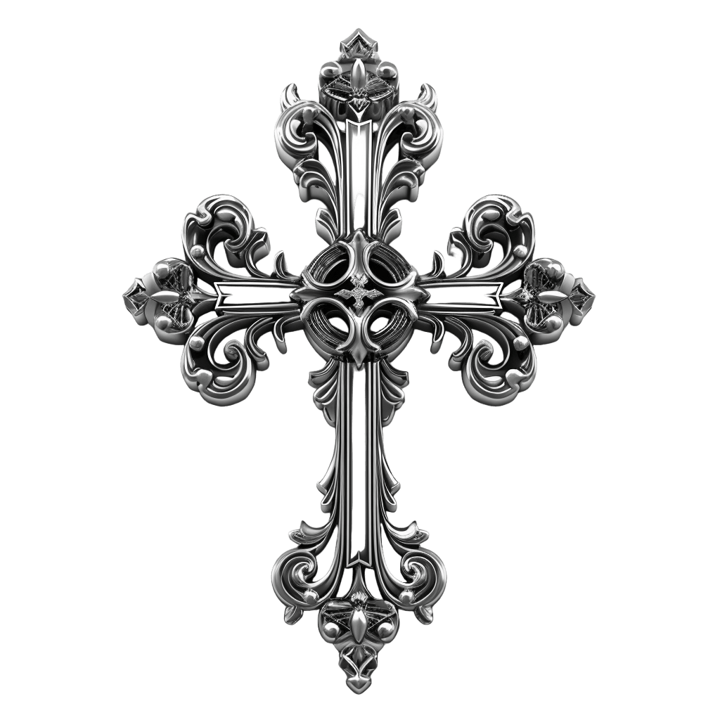 chrome hearts cross png - Rose png
