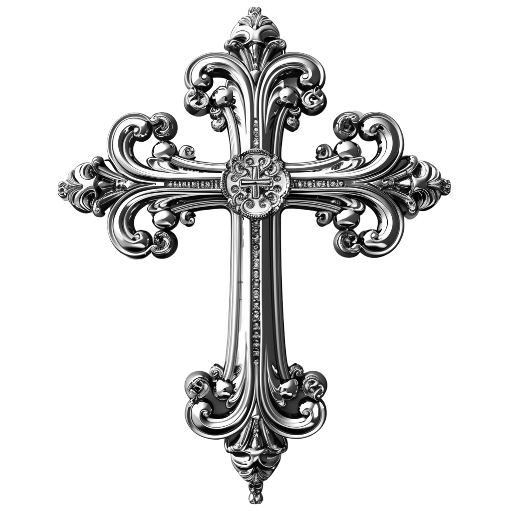 chrome hearts cross png - Rose png
