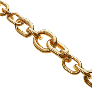 gold chain png - Rose png