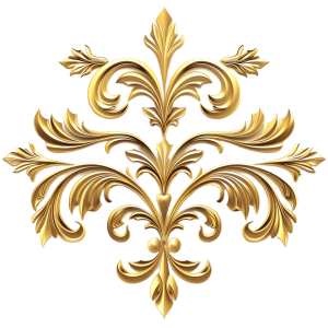 golden design png - Rose png