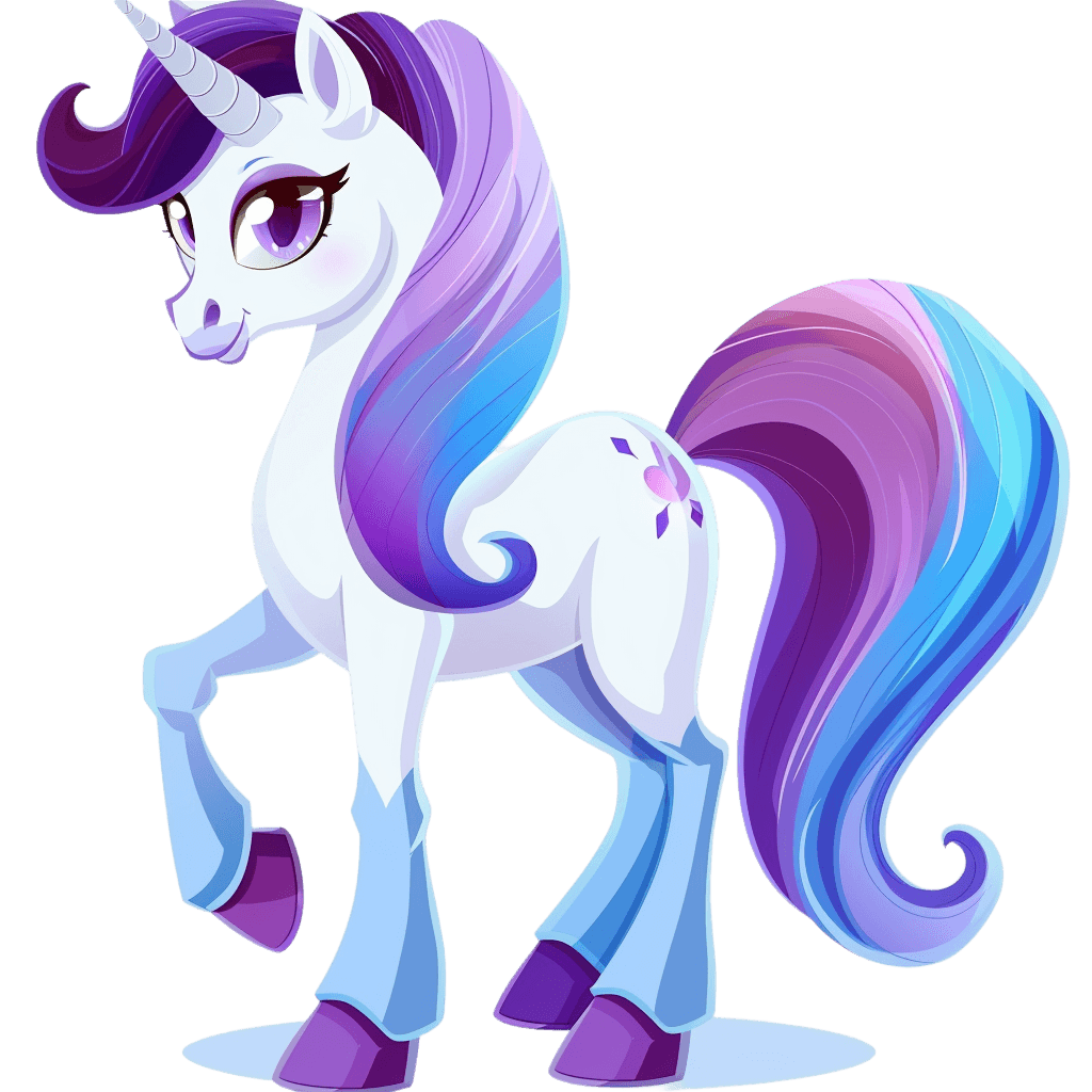 rarity mlp transparent png - Rose png