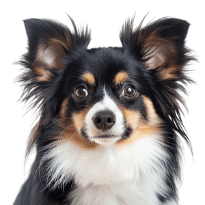 papillon dog png - Rose png