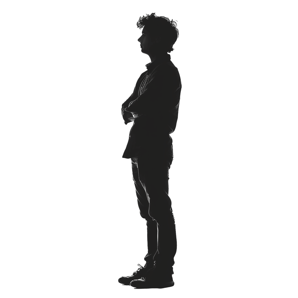 person silhouette png - Rose png