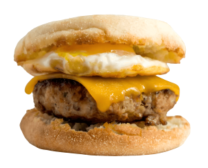 beef sausage egg and cheese png - Rose png