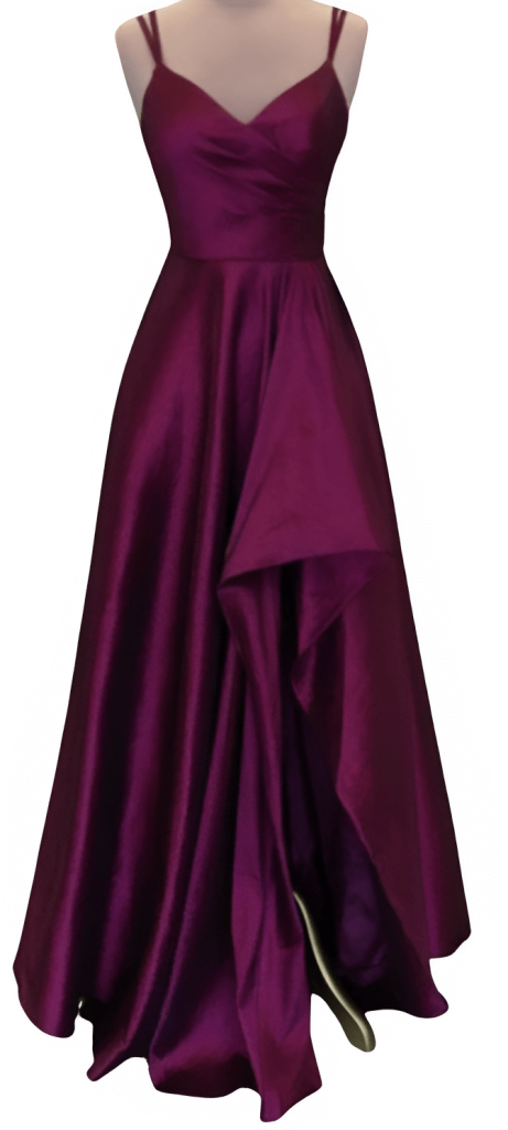 dark purple prom dress - Rose png