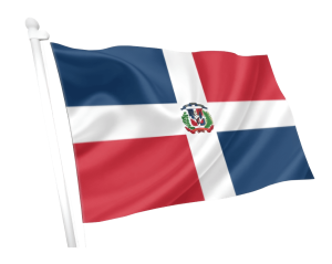 dominican republic flag - Rose png