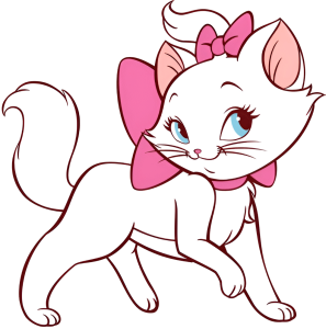 gatinha marie png - Rose png