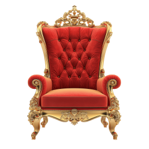 king chair png - Rose png