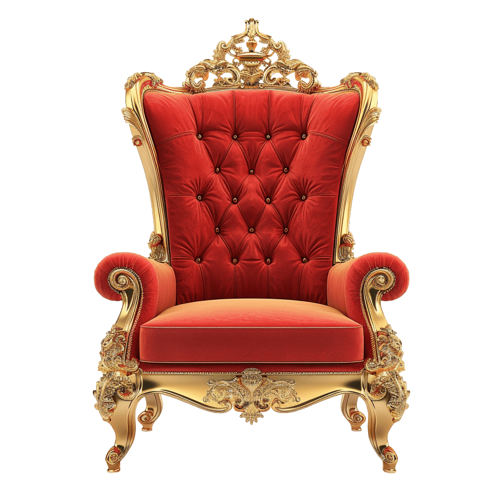 king chair png - Rose png