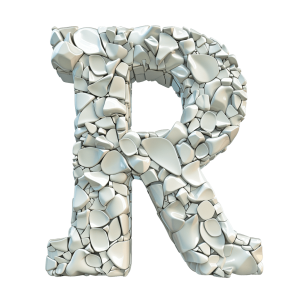 3d letters - Rose png