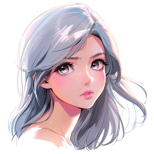 anime blush - Rose png