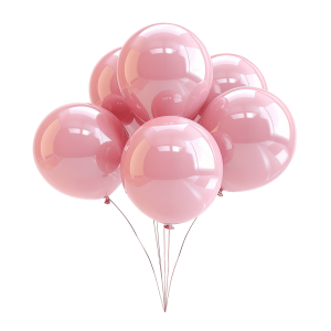 ballon - Rose png