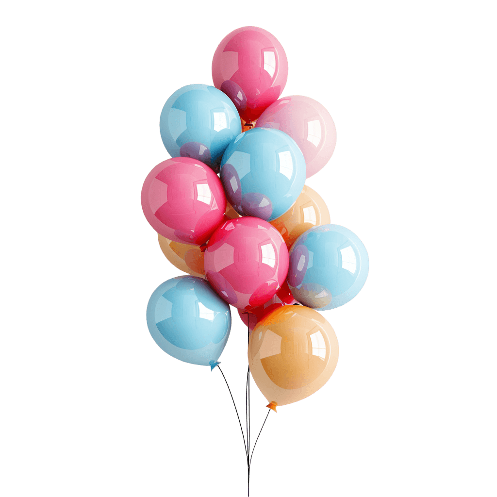 balloon decoration - Rose png